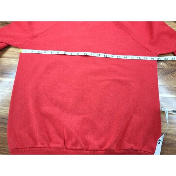 Vintage 90s Christmas Sweater Large B.J. Design Concepts Red Green Rock Bear - Picture 7 of 8